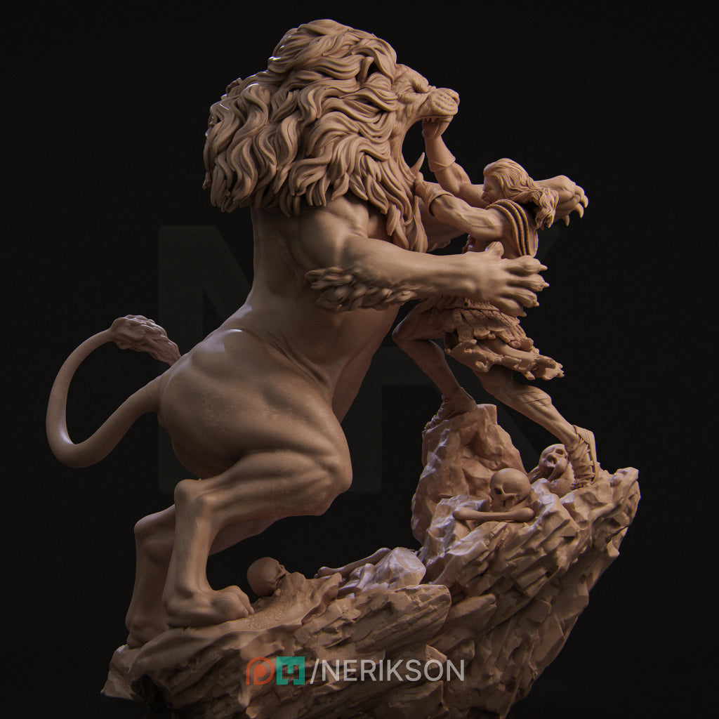 Heracles and the Nemean Lion