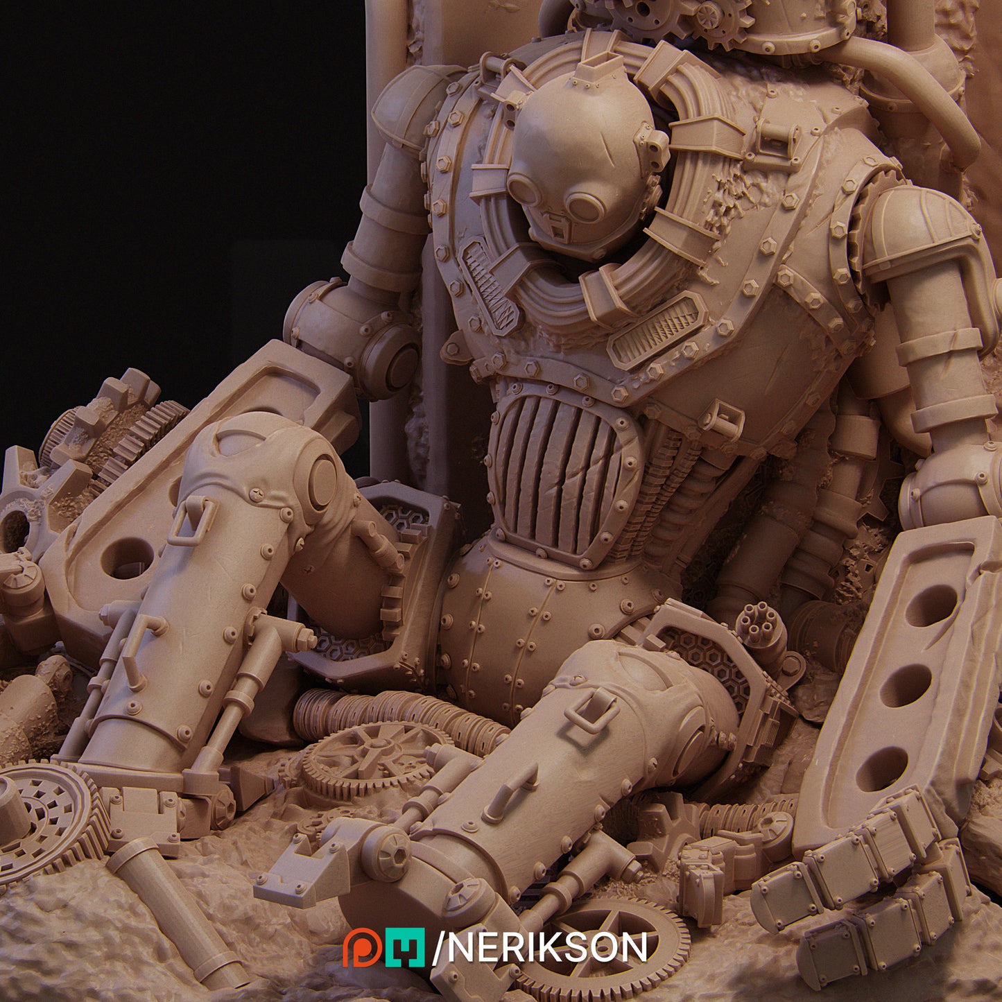 Abandoned Robot Diorama