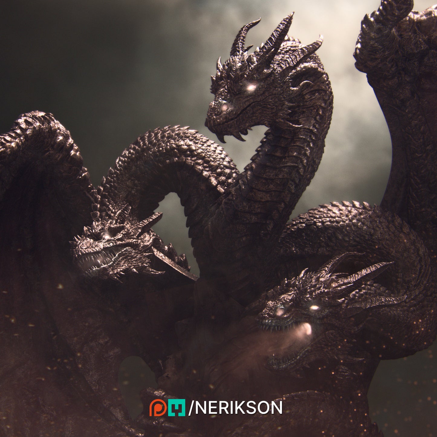Smei, the Three Headed Dragon
