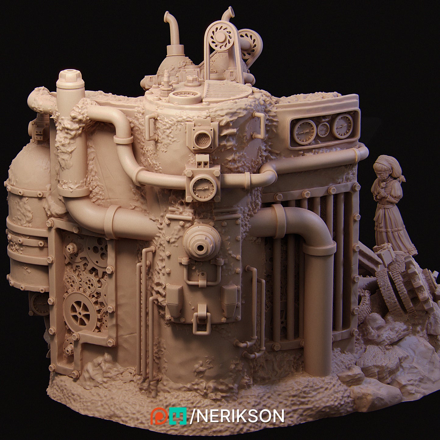 Abandoned Robot Diorama