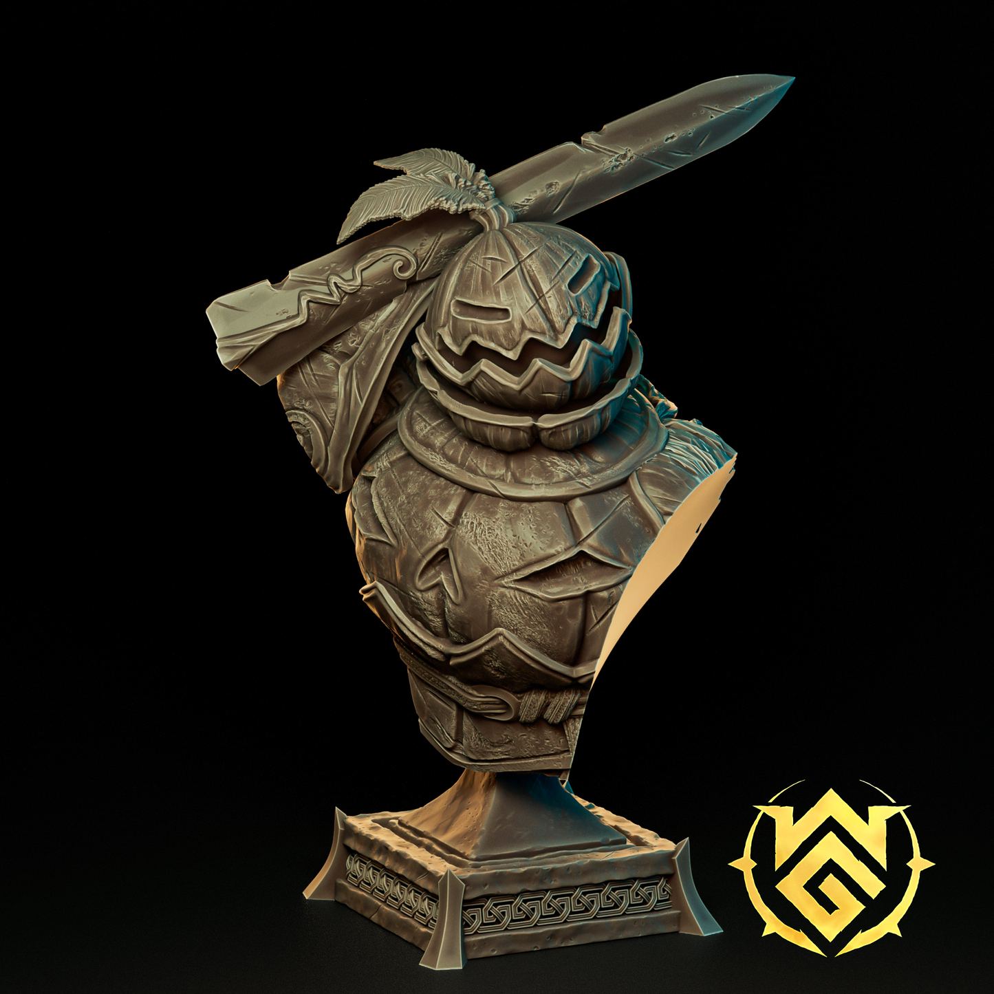 Busto Pumpkin Knight