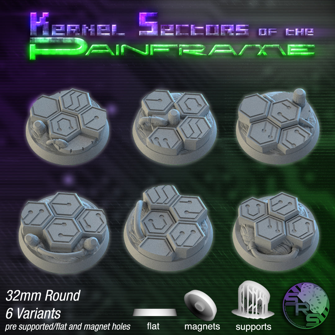 Basette 32 mm Tonde