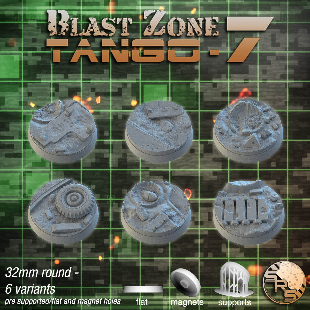 Basette 32 mm Tonde