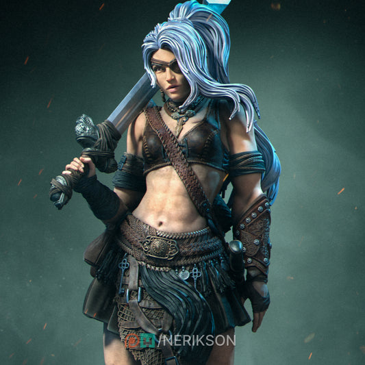 Lia the Barbarian Mercenary