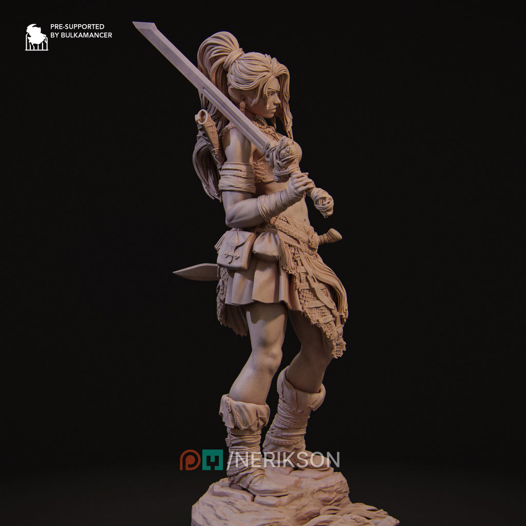 Lia the Barbarian Mercenary