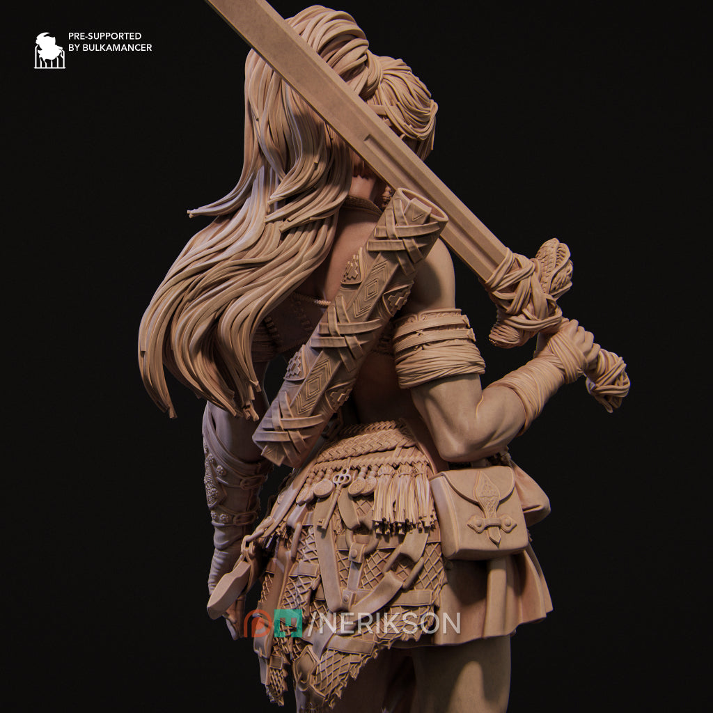 Lia the Barbarian Mercenary