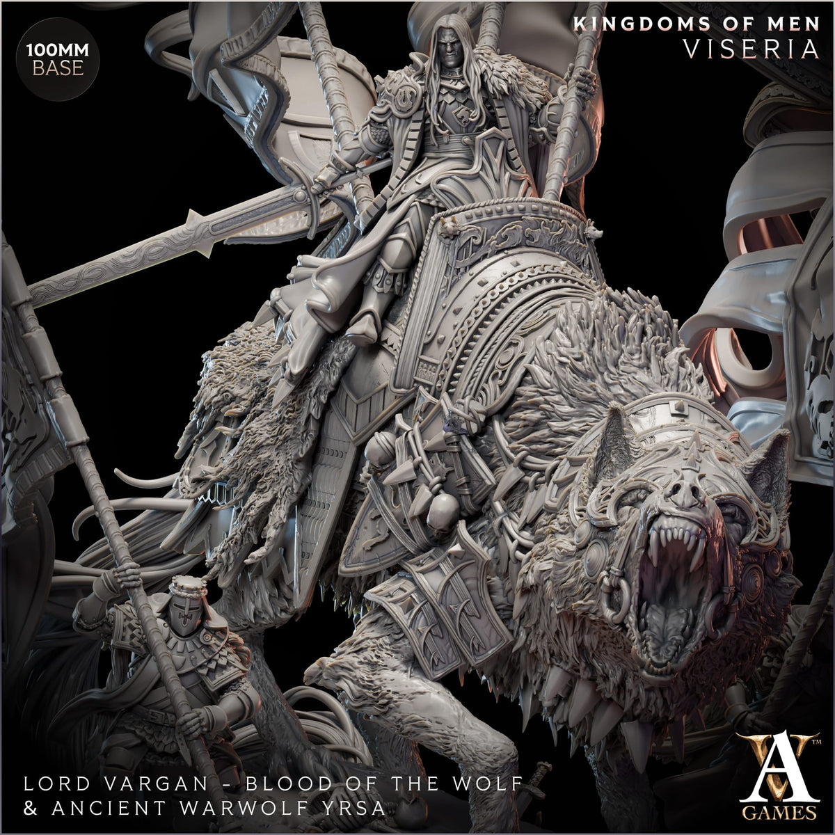 Lord Vargan-Blood of the Wolf and Ancient Wolf Yrsa